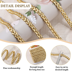 Polyester Braided Lace Ribbons&nbsp;OCOR-WH20018-23C