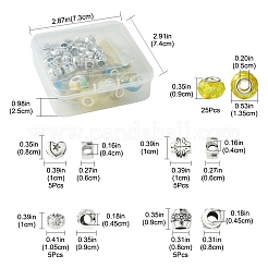 DIY Tibetan Style Alloy & Resin European Beads Making Finding Kits&nbsp;DIY-FS0006-78B