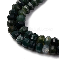 Natural Moss Agate Beads Strands&nbsp;G-P587-D09-02