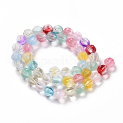 Transparent Glass Beads Strands&nbsp;GLAA-F114-02A-05