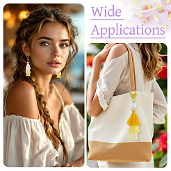 28Pcs 7 Styles Polycotton(Polyester Cotton) & Cotton & Polyester Tassel Pendant Decorations&nbsp;FIND-TA0009-33