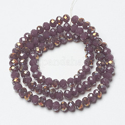 Electroplate Glass Beads Strands&nbsp;EGLA-A034-J6mm-H