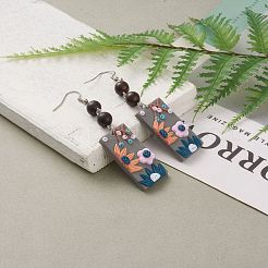 Polymer Clay Dangle Earrings&nbsp;EJEW-JE04412-01