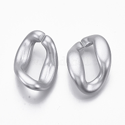 Spray Painted CCB Plastic Linking Rings&nbsp;CCB-R104-02A-03