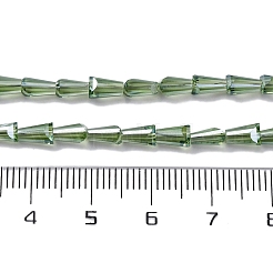 Transparent Electroplate Glass Beads Strands&nbsp;EGLA-H107-02A-PL04