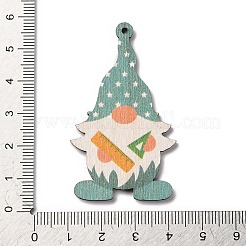 Printed Wood Pendants&nbsp;WOOD-B009-02B