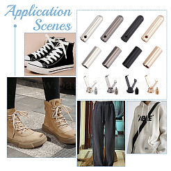 32 Sets 8 Style Alloy Aglets for Shoelaces&nbsp;FIND-PH0003-24