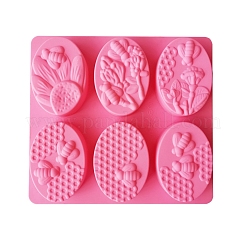 6 Cavities Silicone Molds&nbsp;SOAP-PW0002-06