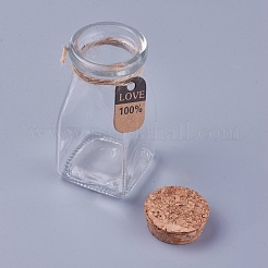 Glass Bottle&nbsp;CON-WH0066-01