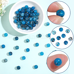 100Pcs Dyed Natural Dragon Veins Agate Beads&nbsp;G-PA0002-39A
