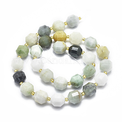 Natural Myanmar Jade/Burmese Jade Beads Strands&nbsp;G-K303-A16-12mm