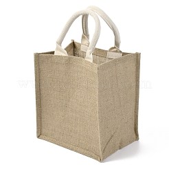 Jute Tote Bags Soft Cotton Handles Laminated Interior&nbsp;ABAG-F003-05