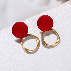 Alloy Stud Earrings&nbsp;FS-WG3C9D1-02