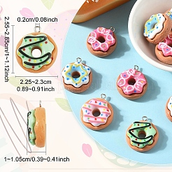10Pcs Opaque Resin Pendants&nbsp;CRES-YW0001-45