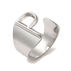 Non-Tarnish 201 Stainless Steel Finger Rings&nbsp;RJEW-H223-04P-P