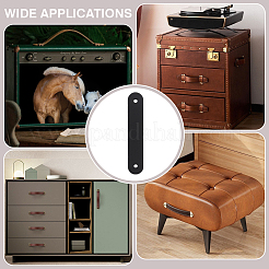 8Pcs PU Leather Cabinet Door Drawer Handle Strap&nbsp;FIND-PH0038-55A