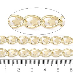 Rack Plating Brass Curb Chains&nbsp;CHC-F018-08G-01