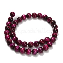 Natural Tiger Eye Beads Strands&nbsp;G-F591-18-10mm-02