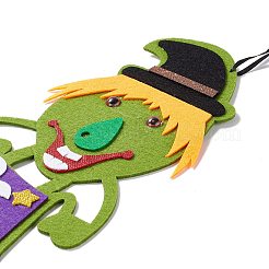 Halloween Theme Felt Cloth Hanging Door Signs&nbsp;LS-HJEW-B005-04
