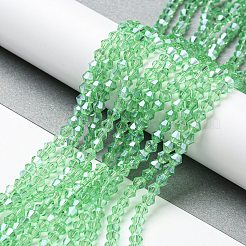 Transparent Electroplate Glass Beads Strands&nbsp;LS-EGLA-A039-T2mm-A24