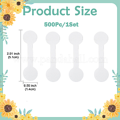 500Pcs Folding Blank Paper Jewelry Price Tags&nbsp;CDIS-FS0001-35B