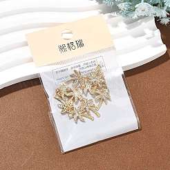 SHEGRACE Brass Micro Pave Clear Cubic Zirconia Pendants&nbsp;XGRQ2C285-409G