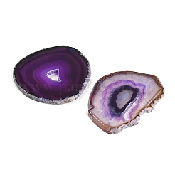 Dyed & Heated Natural Agate Slice Big Pendants&nbsp;GG-CBAAF67-02D