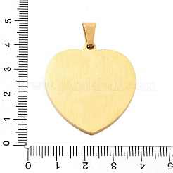304 Stainless Steel Pendants&nbsp;STAS-F313-08G