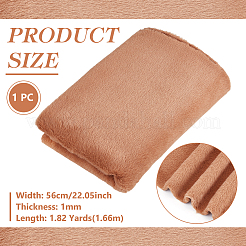 Super Soft Imitation Rabbit Plush Polyester Fabric&nbsp;DIY-WH0671-051B