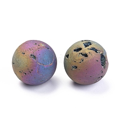 Electroplated Natural Druzy Agate Beads&nbsp;G-H262-04