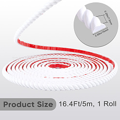 5M PVC Self-Adhesive Flexible Molding Trim&nbsp;AJEW-WH0016-44B