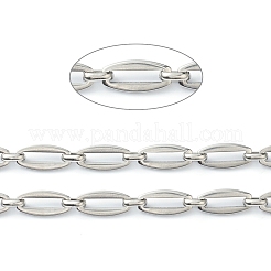 Tarnish Resistant 304 Stainless Steel Paperclip Chains&nbsp;STAS-H145-07P