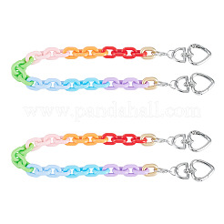 Acrylic Link Chains Bag Extender Chains&nbsp;HJEW-TAC0150