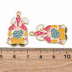 Alloy Enamel Pendants&nbsp;ENAM-V002-02-G