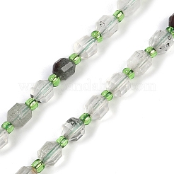 Natural Lodolite Quartz Beads Strands&nbsp;G-O201B-109E
