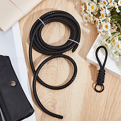 Braided Leather Cord with Core&nbsp;WL-CL0001-24A