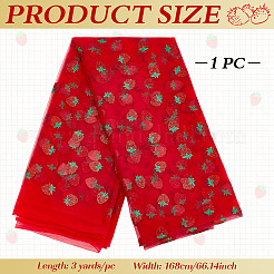 3 Yards Polyester Gauze Fabric&nbsp;DIY-WH0308-725A