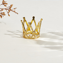 30Pcs Crown Alloy Rhinestone for Birthday Cake Decoration&nbsp;FIND-GO0004-22