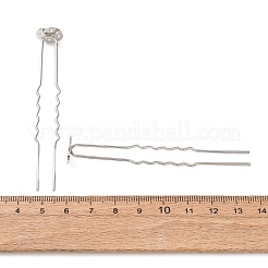 Brass Hair Fork Findings&nbsp;KK-H298-02B