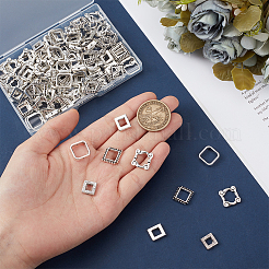 125Pcs 5 Styles Tibetan Style Alloy Bead Frame&nbsp;FIND-PH0026-71