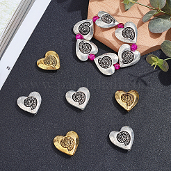 Tibetan Style Alloy Beads&nbsp;PALLOY-FH0001-55-RS