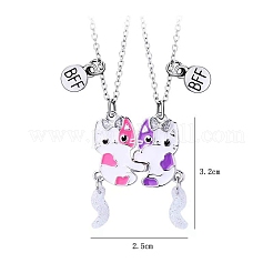 Alloy with Enamel Pendant Necklaces&nbsp;PW-WGAC858-01