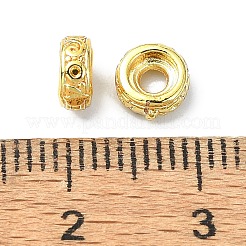 Rack Plating Brass Spacer Beads&nbsp;KK-M282-13G