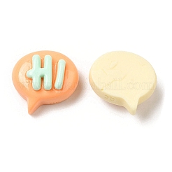 Cartoon Opaque Resin Cabochons&nbsp;RESI-C039-03F