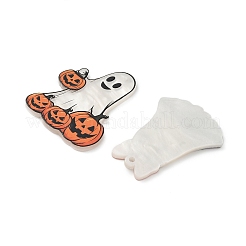 Halloween Opaque Printed Acrylic Pendants&nbsp;OACR-Z032-01