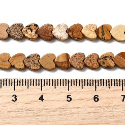 Natural Picture Jasper Beads Strands&nbsp;G-A272-A01-20