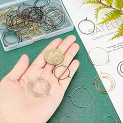 90Pcs 9 Style 304 Stainless Steel & 316L Surgical Stainless Steel Earring Findings&nbsp;STAS-UN0032-03