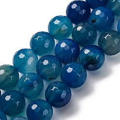 Natural Agate(Dyed & Heated) Beads Strands&nbsp;G-K390-A17-01