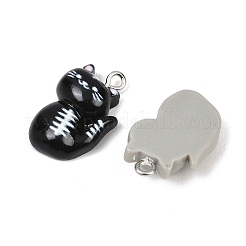 10Pcs 5 Colors Opaque Resin Pendants&nbsp;RESI-L051-02P