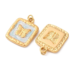 304 Stainless Steel Enamel Pendants&nbsp;STAS-U061-37G-A05